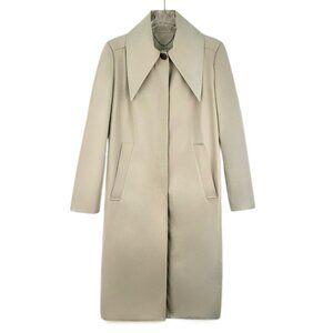Balenciaga khaki cotton trench coat